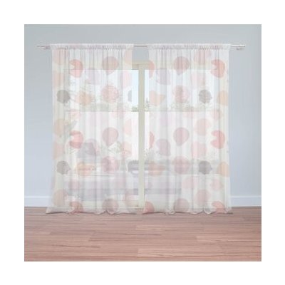 Sablio Záclony Fleky: 2ks 150x250cm – Hledejceny.cz