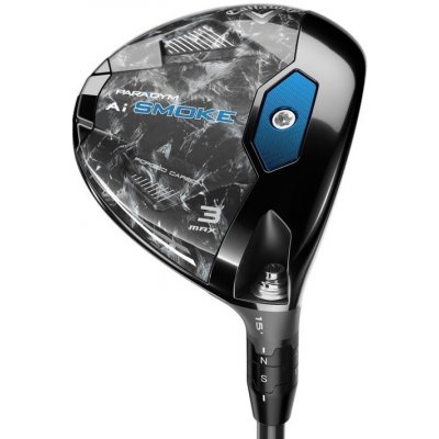 Callaway Paradym Ai Smoke MAX fairway dřevo pánské, pravé, 18°, Stiff, Mitsubishi Tensei AV Blue 75 – Zboží Mobilmania