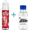 Příchuť pro míchání e-liquidu Vapemix Jacks Premix Raspberry Shake and Vape 6 ml + Základní báze Mašinka (80VG/20PG) 100 ml