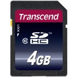 Transcend SDHC 4 GB Class 10 TS4GSDHC10 – Hledejceny.cz