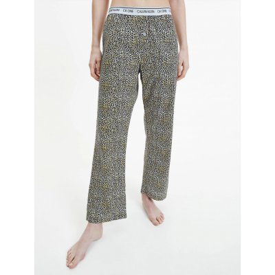 Calvin Klein pyžamové kalhoty QS6433E V4L se zvířecím vzorem fialová – Zboží Mobilmania