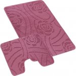 Bellatex Sada Bany Růže lila 60x100 + 60x50 cm s výkrojem – Zboží Dáma