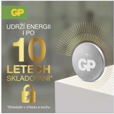 GP Batteries Lithiová knoflíková baterie 3V CR2032 – Zboží Dáma