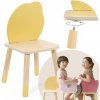 Dětská židlička ELINELI Dětská židlička citrón
