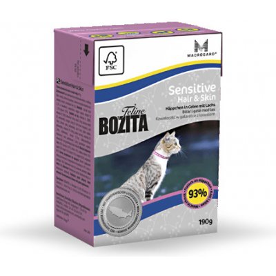 Bozita Feline v želé Sensitive Hair & Skin 12 x 190 g