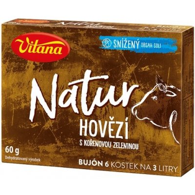 Vitana Natur Hovězí bujón s kořenovou zeleninou 6 x 10 g – Zboží Dáma