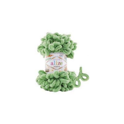 Alize Puffy 103 - zelené jablko – Zboží Mobilmania