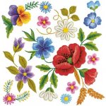 Daisy Pol-Mak Collection Ubrousek 33x33cm Folklór máky – Hledejceny.cz