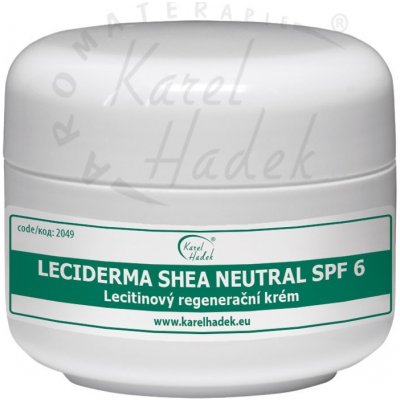 Karel Hadek Leciderma Shea Neutral SPF6 regenerační krém 50 ml – Zboží Mobilmania