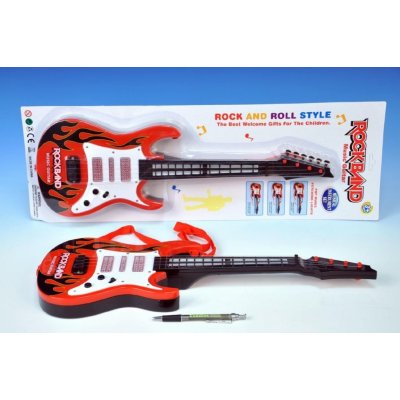 Teddies kytara elektrická červená – Zboží Mobilmania