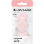 Real Techniques Mini Miracle Powder Puff mini labutěnky na pudrové produkty 1 balení růžová – Zboží Dáma