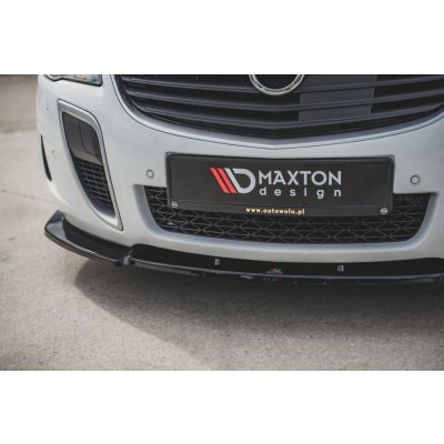 Maxton Design spoiler pod přední nárazník pro Opel Insignia OPC Mk1 Facelift, černý lesklý plast ABS – Zboží Mobilmania