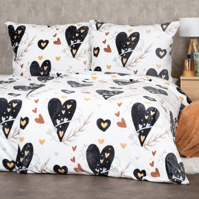 4Home povlečení mikroflanel Romantic 140x200 70x90 – Sleviste.cz