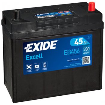 Exide Excell 12V 45Ah 300A EB456