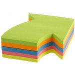 Kores Neonové bločky 70x70mm tvar šipky / 250 lístků, mix 5 barev (48704) – Hledejceny.cz
