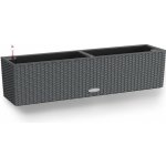 Lechuza Samozavlažovací truhlík Balconera Cottage 80 cm – antracit – Hledejceny.cz