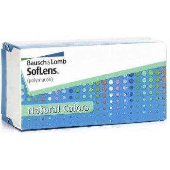 Bausch & Lomb SofLens Natural colors Emerald barevné dioptrické 2 čočky