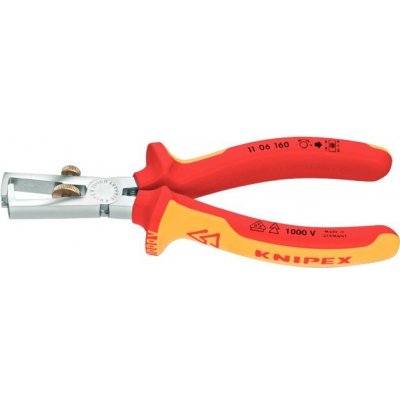 Odizolovací kleště 160 mm, potah PVC do 1000V, pochromované KNIPEX 1106160 – Zboží Mobilmania