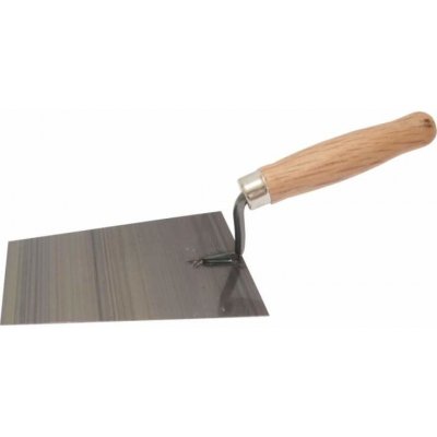 TOPTRADE lžíce zednická, ocelová, 160 x 110 mm, profi – Zboží Mobilmania