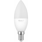 Trust Smart WiFi LED white ambience candle E14 bílá 71284 – Hledejceny.cz