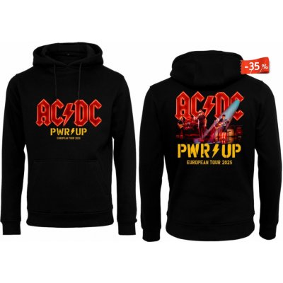 Mikina AC/DC PWR/UP European Tour 2025 Černá – Hledejceny.cz