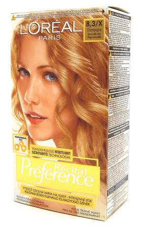 L'Oréal Féria Preference Recital barva na vlasy 83/X cham Pagne Blond zlatá  164 ml od 171 Kč - Heureka.cz
