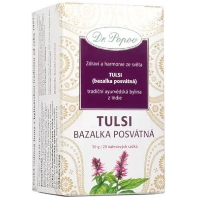 Dr.Popov Tulsi Bazalka posvátná 20 x 1,5 g – Hledejceny.cz