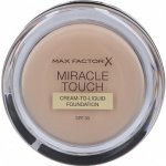 Max Factor Miracle Touch Skin Perfecting vysoce krycí make-up SPF30 045 warm Almond 11,5 g – Zboží Dáma