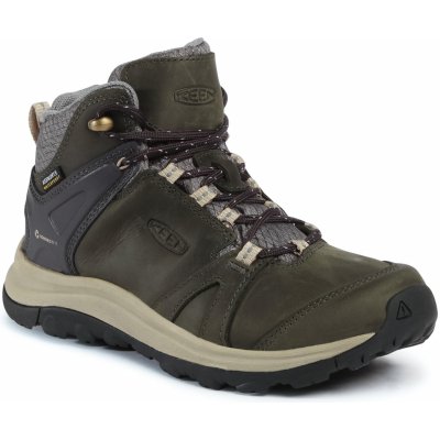 Keen Terradora II Leather Mid Wp W magnet/plaza taupe šedá – Zboží Mobilmania