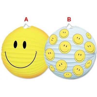 MFP Paper s.r.o. Lampiony kulaté 25 cm Smajlík 413008 – Sleviste.cz
