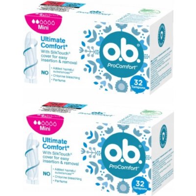 o.b. Tampony ProComfort Mini Tampony ProComfort Mini 32 ks – Hledejceny.cz