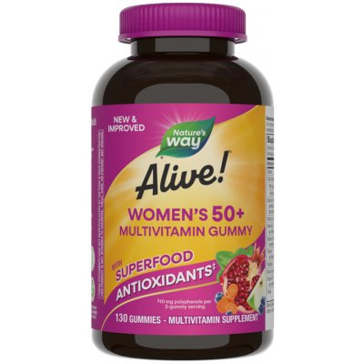 Natures Way Alive! Women’s Gummy Multivitamin mixed berry 130 želé – Hledejceny.cz