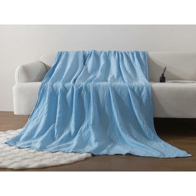 Xpose Mušelín deka SENA Premium světle modrá 140x200 – Hledejceny.cz