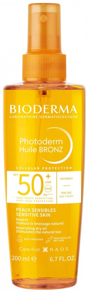Bioderma Photoderm Bronz olej spray SPF50+ 200 ml