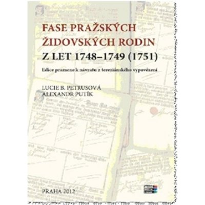 Fase pražských židovských rodin z let 1748 1749 1751 – Hledejceny.cz