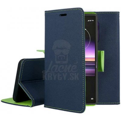 Fancy Book modro-limetkové – Sony Xperia 1 – Zboží Živě