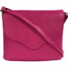 Kabelka Vera Pelle dámská kožená crossbody kabelka fuchsiová 1661 D02/FUXIA