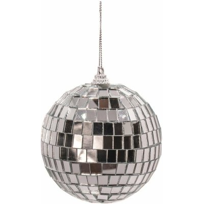 Sass & Belle Mirror Ball vánoční ozdoba stříbrná – Hledejceny.cz