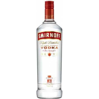 Smirnoff Red vodka 37,5% 1 l (holá láhev)