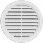 Haco HACO Větr.mříž.kul.prům.10cm síťka, bílá VM100B – Sleviste.cz