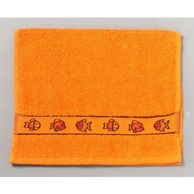 Profod Kids Dětský ručník 30 x 50 cm oranžový ryby 2270 – Hledejceny.cz