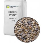 Kameny.cz Kačírek - praný Vyberte si balení: 25 kg, Vyberte si velikostní frakci: 0,4 - 0,8 cm – Zboží Dáma