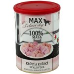 Max Deluxe krůtí a kuřecí svalovina 400 g – Sleviste.cz