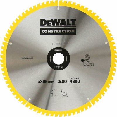 DeWALT DT1184 305x30mm 80z – Zboží Mobilmania