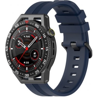 PROTEMIO RUBBER Silikonový řemínek Huawei Watch Buds / GT3 SE / GT3 Pro 46mm tmavomodrý 59913