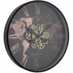Boltze Home Nástěnné hodiny s viditelným mechanismem Rodas Ø 57 cm – Zboží Mobilmania