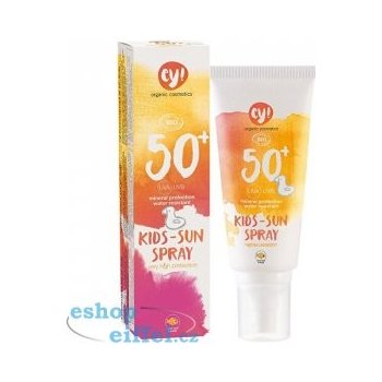 Eco Cosmetics Ey! opalovací krém spray pro děti SPF50+ BIO 100 ml od 449 Kč  - Heureka.cz