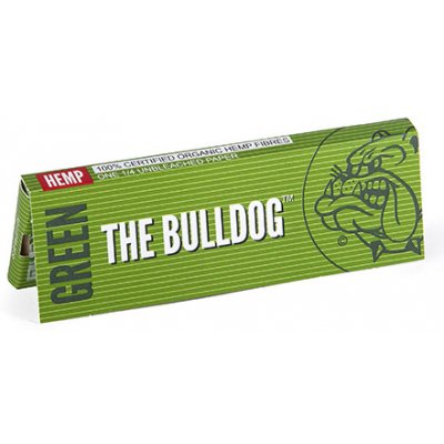 The Bulldog papírky dlouhé hemp green 50 ks