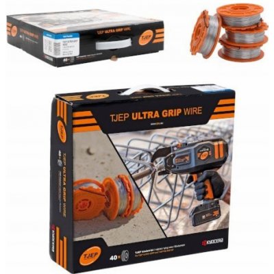 TJEP Vázací drát pozinkovaný - sada 40 cívek po 100 m – Zboží Dáma