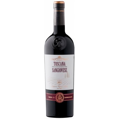 Duca di Saragnano Sangiovese Toscana suché červené 2019 13% 0,75 l (holá láhev) – Hledejceny.cz